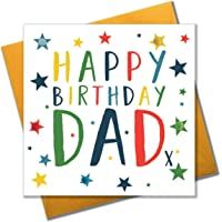 Pom Pom&quot-Happy Birthday- tarjeta de felicitación de Dad&quot-